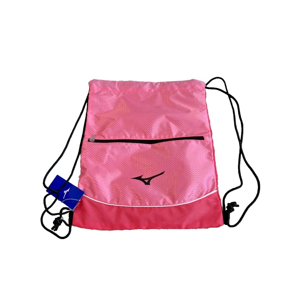 Mizuno Runbird Drawpack;‎ String Backpack; Pink; NWT
